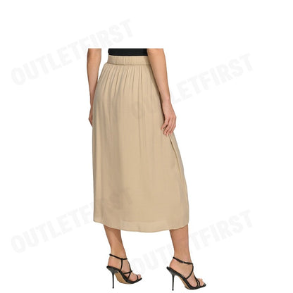 DKNY รุ่น ORGANZA CARGO MIDI SKIRT CODE: P4BNTW56 กระโปรงยาว กระโปรงทรงเอ กระโปรงคาโก้