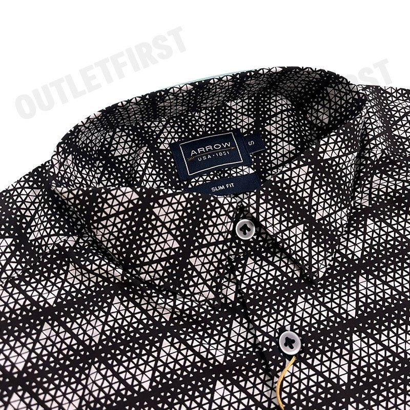 ARROW รุ่น BAMBOO SHIRT CODE: MACS507S2CSBL เสื้อเชิ้ตแขนสั้น เสื้อเชิ้ตผู้ชาย เสื้อเชิ้ตคอปก