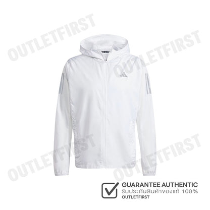 ADIDAS รุ่น OWN THE RUN JACKET CODE: IL4789 เสื้อแจ็คเก็ตแขนยาว เสื้อแจ็คเก็ตมีฮู้ด เสื้อแจ็คเก็ตผู้ชาย