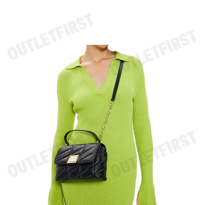 DKNY รุ่น BEAU MEDIUM TOP HANDLE CROSSBODY CODE: R34EBB18 BGD กระเป๋าสะพายข้าง กระเป๋าถือ กระเป๋า