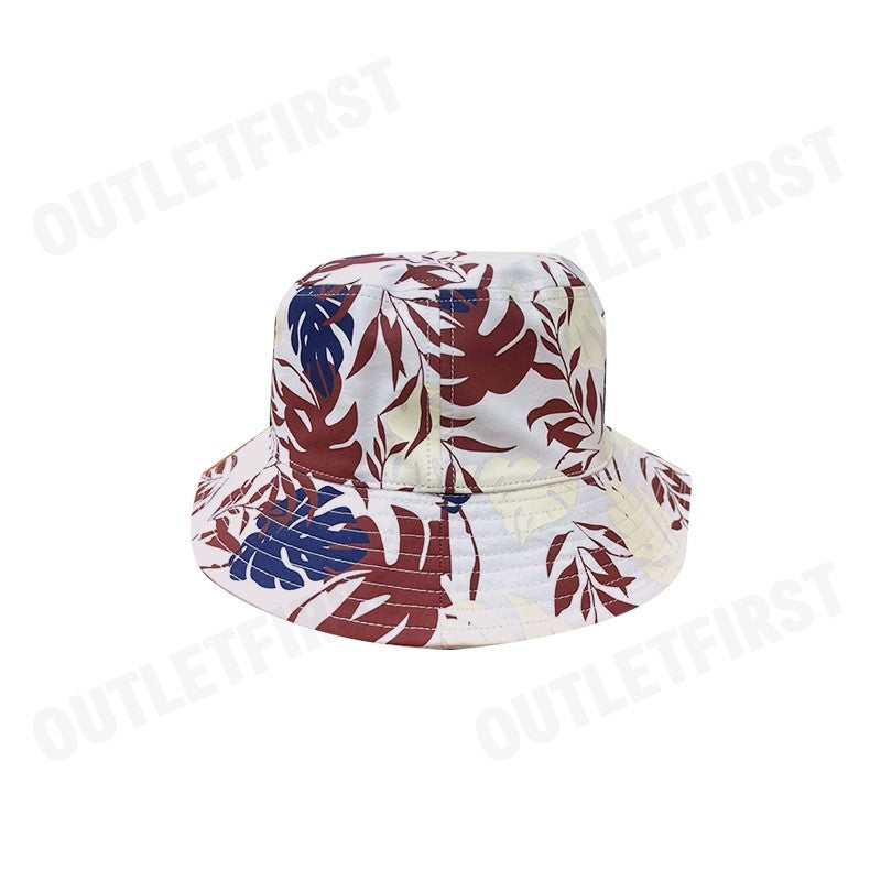 JOHN HENRY รุ่น PALM GRAPHIC BUCKET HAT (OFF WHITE) CODE: JH S424MHAAC67 หมวกบัคเก็ต หมวกมีปีก หมวกมีลาย