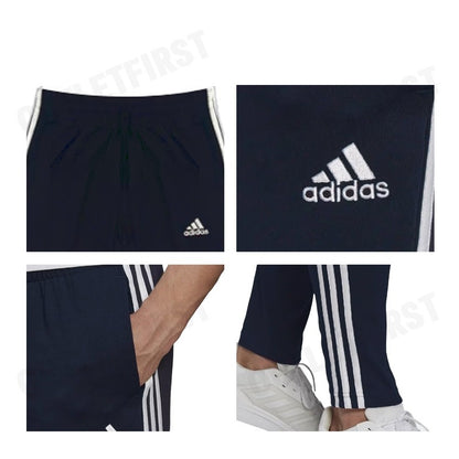 ADIDAS รุ่น ESSENTIALS SINGLE JERSEY TAPERED OPEN HEM 3-STRIPES PANTS CODE: GK8997 กางเกงลำลองขายาว กางเกงขายาวผู้ชาย