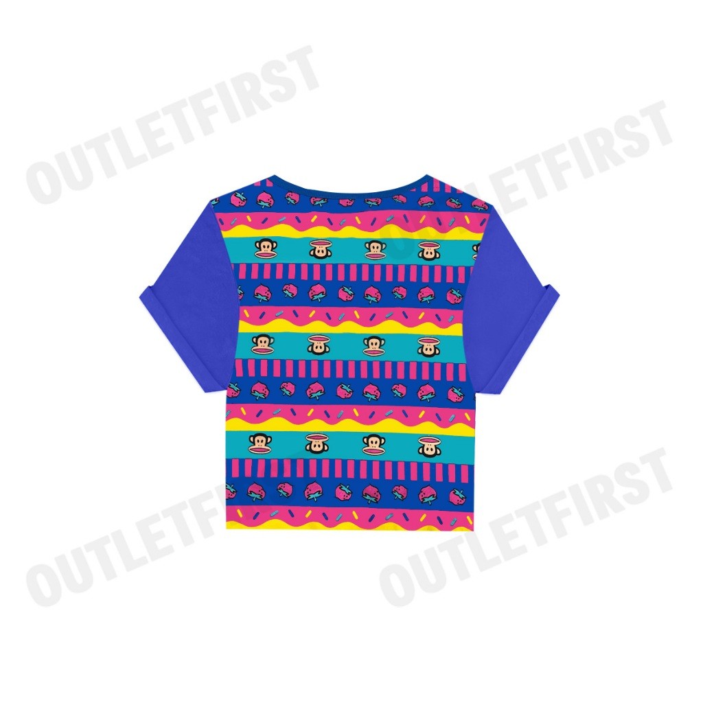 PAUL FRANK รุ่น WOMEN'S TEE SHIRT CODE: PFGLTSSP6149 เสื้อครอป เสื้อยืดคอกลม เสื้อยืดผู้หญิง