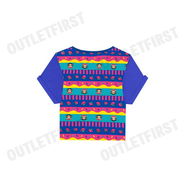 PAUL FRANK รุ่น WOMEN'S TEE SHIRT CODE: PFGLTSSP6149 เสื้อครอป เสื้อยืดคอกลม เสื้อยืดผู้หญิง