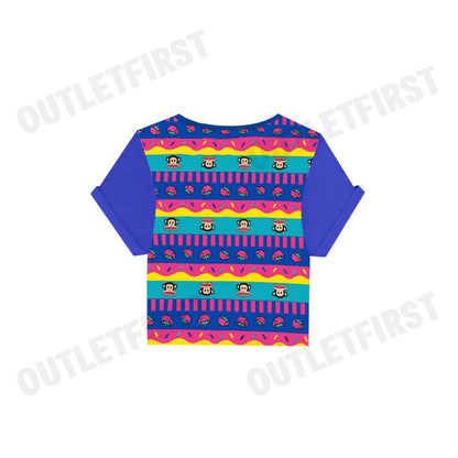 PAUL FRANK รุ่น WOMEN'S TEE SHIRT CODE: PFGLTSSP6149 เสื้อครอป เสื้อยืดคอกลม เสื้อยืดผู้หญิง