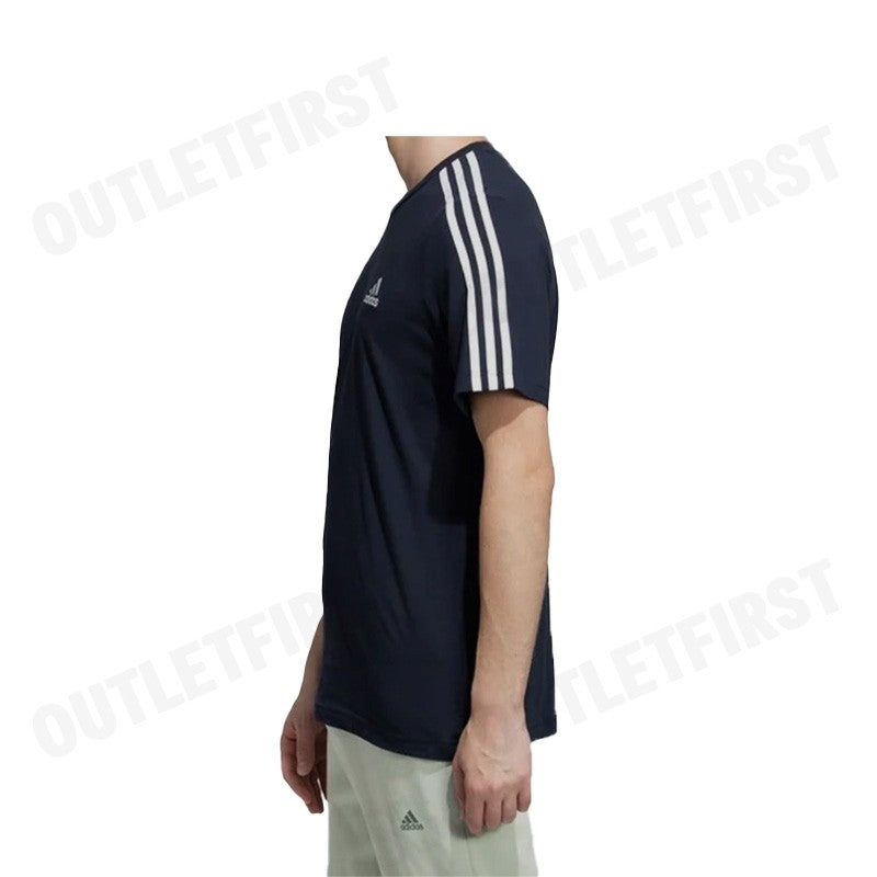 ADIDAS รุ่น  ESSENTIALS 3-STRIPES TEE CODE : GL3734 เสื้อยืดคอกลม  เสื้อผู้ชาย เสื้อยืด