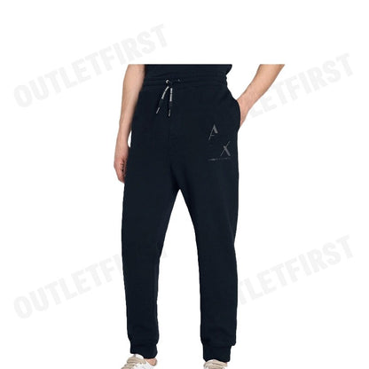 ARMANI EXCHANGE รุ่น  SUSTAINABILITY VALUES ORGANIC COTTON FLEECE JOGGER LOGO SWEATPANTS CODE: 6RZPAL ZJ กางเกงขายาว