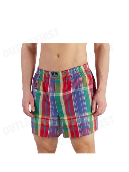 POLO RALPH LAUREN รุ่น  CLASSIC COTTON BOXER 3-PACK CODE: 714910655001 กางเกงชั้นในผู้ชาย กางเกงบ๊อกเซอร์ กางเกงผู้ชาย