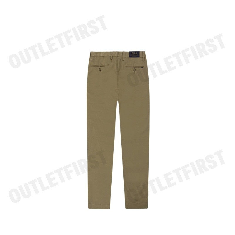 POLO RALPH LAUREN รุ่น  STRETCH SLIM FIT TWILL PANT CODE: 710791015001 กางเกงขายาว กางเกงผู้ชาย กางเกงขายาวผู้ชาย