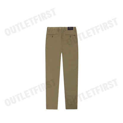 POLO RALPH LAUREN รุ่น  STRETCH SLIM FIT TWILL PANT CODE: 710791015001 กางเกงขายาว กางเกงผู้ชาย กางเกงขายาวผู้ชาย