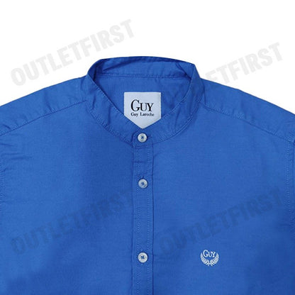 GUY LAROCHE รุ่น  MEN'S LONG SLEEVE SHIRT WITH CHINESE COLLAR CODE: DAC6281S0BU เสื้อเชิ้ตแขนยาว เสื้อผู้ชาย เสื้อเชิ๊ต