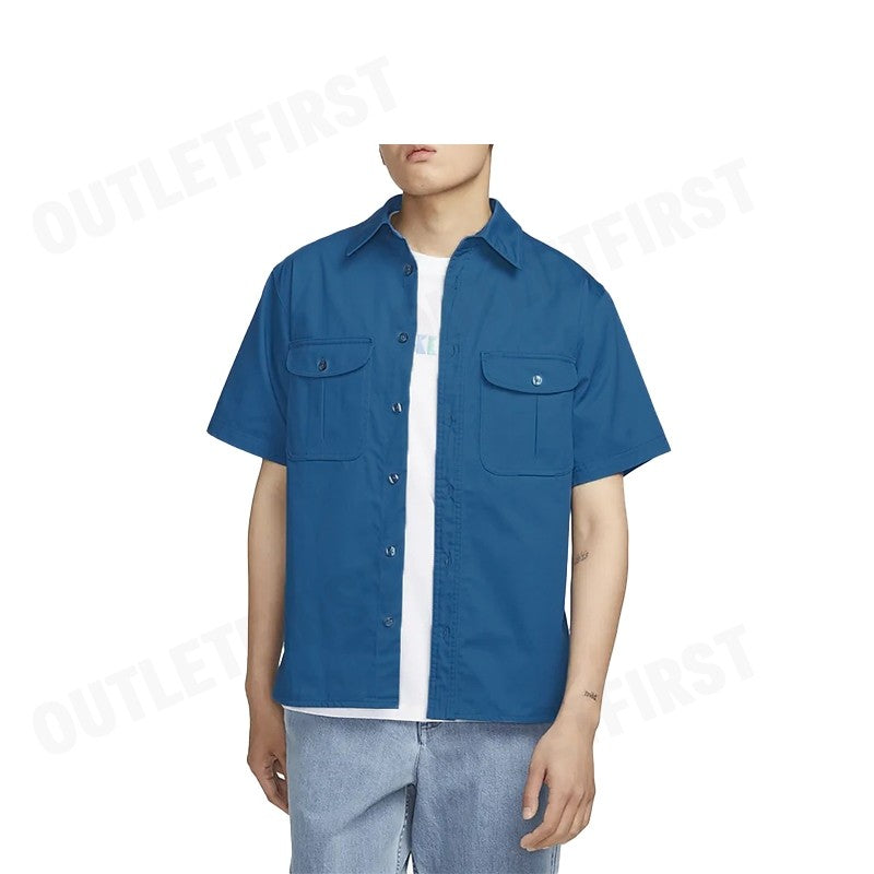 NIKE รุ่น NIKE SB TANGLIN SHORT-SLEEVED SHIRT CODE: FQ0400 457 เสื้อเชิ้ตแขนสั้น เสื้อเชิ้ตผู้ชาย เสื้อเชิ้ต