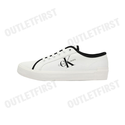 CALVIN KLEIN JEANS รุ่น WOMEN'S CHUNKY CUPSOLE LACE CODE: YW01453 01W รองเท้าผ้าใบ รองเท้าผ้าใบผู้หญิง รองเท้า