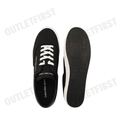 CALVIN KLEIN JEANS รุ่น MEN'S SKATER VULC LOW IN LACE CODE: YM00903 0GM รองเท้าผ้าใบ รองเท้าผ้าใบผู้ชาย รองเท้า