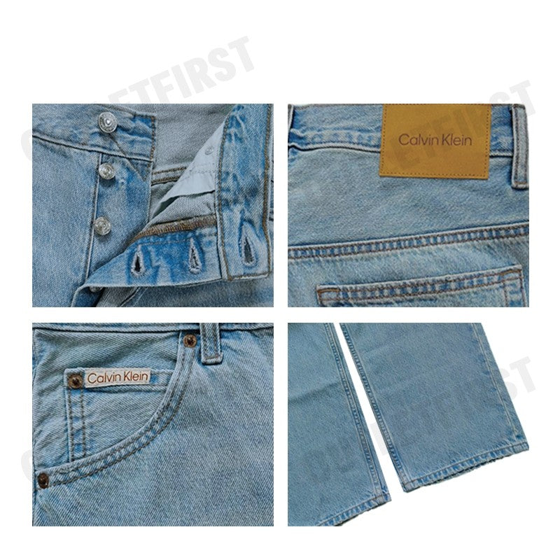 CALVIN KLEIN JEANS รุ่น 90S LOOSE MARBLED CODE: 40EM741 NUU กางเกงยีนส์ กางเกงยีนส์ขายาว กางเกงยีนส์ผู้ชาย