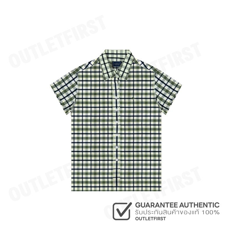 ARROW รุ่น ARROW NATURAL SHIRT CODE: WACC218S3CSLR เสื้อเชิ้ตแขนสั้น เสื้อเชิ้ตลายสก็อต เสื้อเชิ้ตผู้ชาย