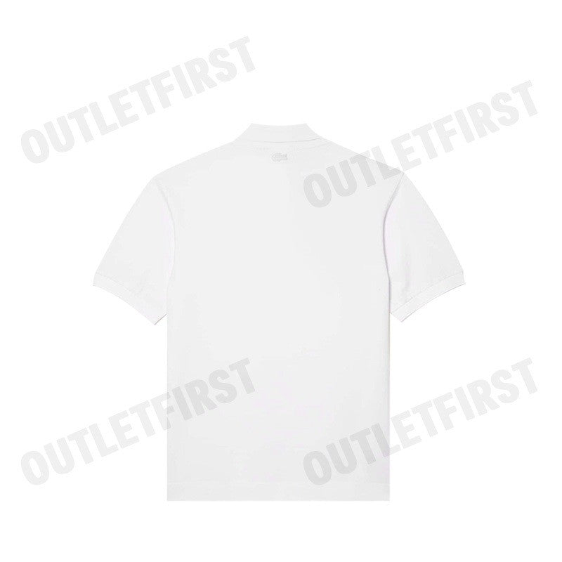 LACOSTE รุ่น MEN'S CONTRAST PLACKET AND CROCODILE BADGE POLO CODE: PH1465 10 001 เสื้อโปโล เสื้อโปโลแขนสั้น