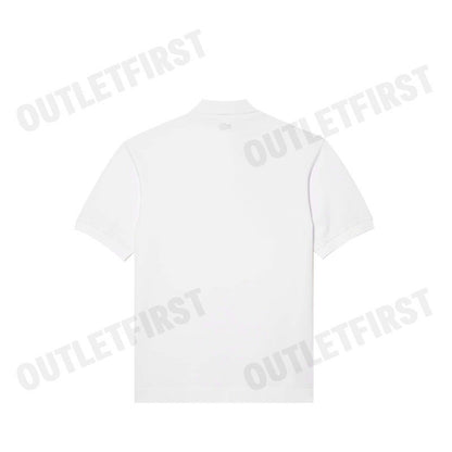 LACOSTE รุ่น MEN'S CONTRAST PLACKET AND CROCODILE BADGE POLO CODE: PH1465 10 001 เสื้อโปโล เสื้อโปโลแขนสั้น