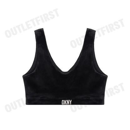 DKNY SPORT รุ่น WOMEN TOP BLACK CODE: DP2T9087 BLK สปอร์ตบรา สปอร์ตบราผู้หญิง เสื้อกล้ามคอวี