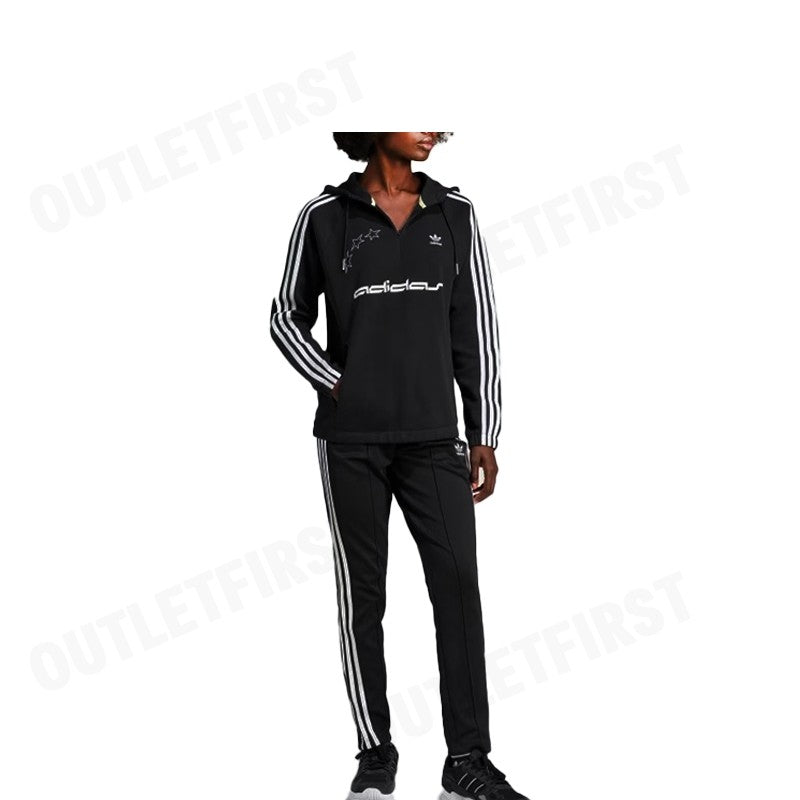 ADIDAS รุ่น LOOSE CUTLINE HOODIE CODE: IT9677 เสื้อสเวตเตอร์แขนยาว เสื้อสเวตเตอร์มีฮู้ด เสื้อสเวตเตอร์ผู้หญิง