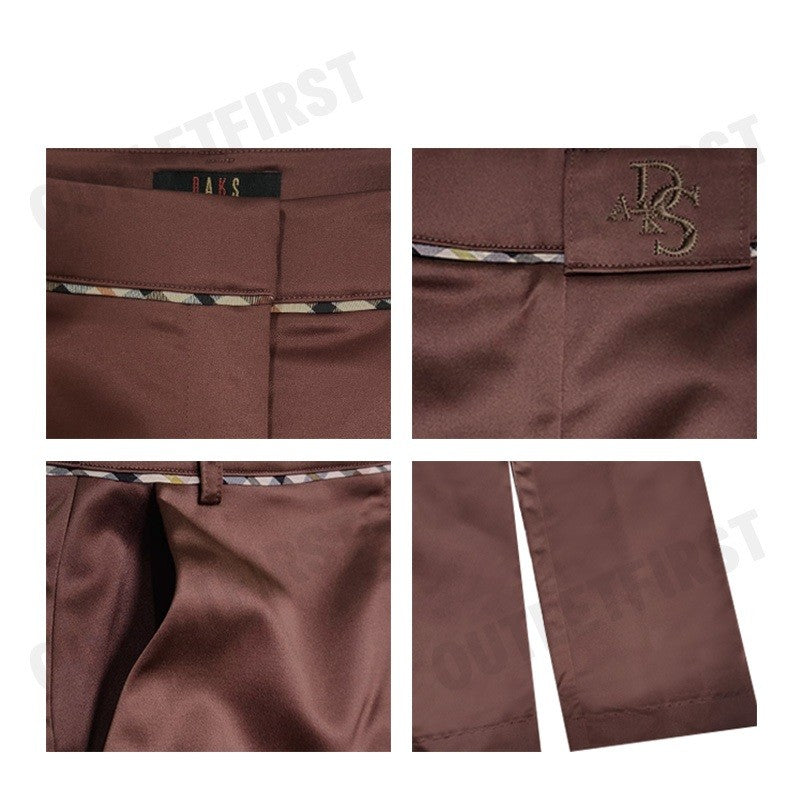 DAKS รุ่น ADULT STRAIGHT PANTS CODE: WSCR702W2BR กางเกงขายาว กางเกง กางเกงผู้หญิง