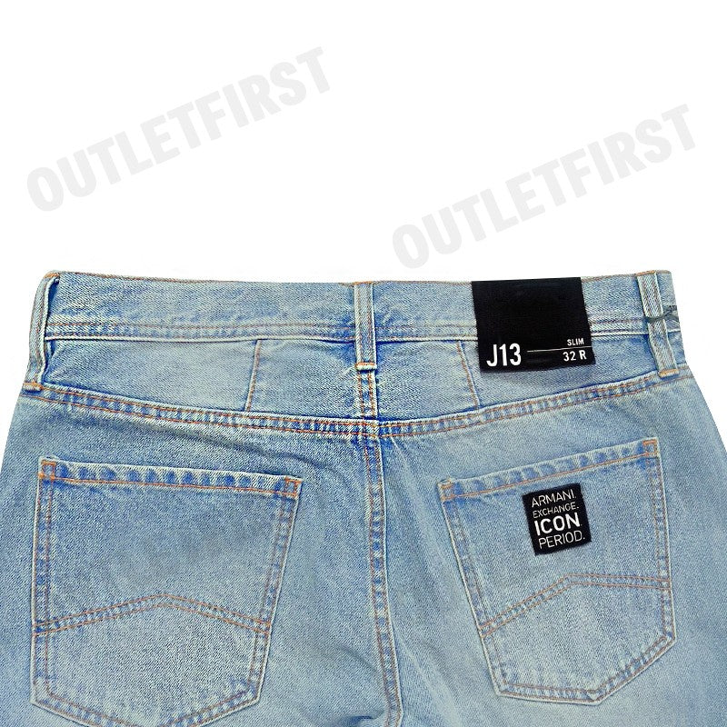 ARMANI EXCHANGE รุ่น J13 SLIM FIT JEANS IN INDIGO DENIM CODE: 8NZJ13 Z1PDZ 1500 กางเกงยีนส์ กางเกงผู้ชาย