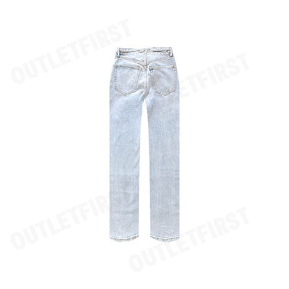 ALEXANDER WANG รุ่น BALLOON JEAN WITH SKINNY BUTTON BACK WAISTBAND CODE: 4DC1244249 กางเกงยีนส์ขายาว กางเกงยีนส์ผู้หญิง