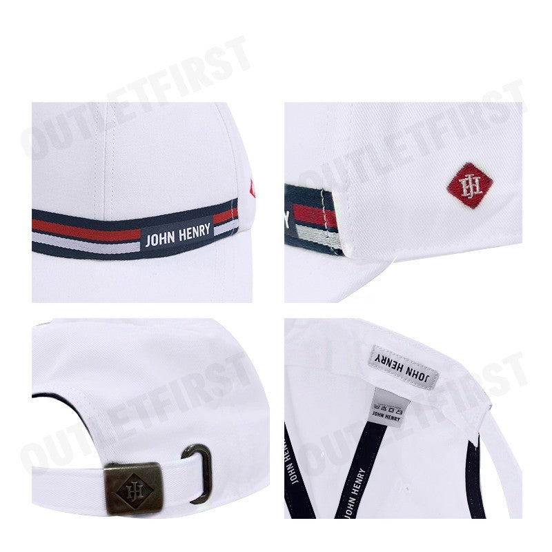 JOHN HENRY รุ่น BASEBALL CAP (WHITE) CODE: JH S424MHAAC15 หมวกแก็ป หมวกเบสบอล หมวกสีขาว