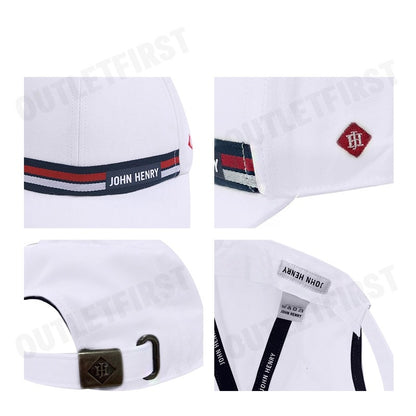 JOHN HENRY รุ่น BASEBALL CAP (WHITE) CODE: JH S424MHAAC15 หมวกแก็ป หมวกเบสบอล หมวกสีขาว