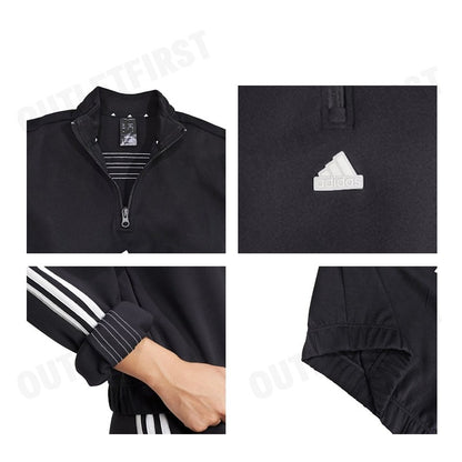 ADIDAS รุ่น FUTURE ICONS THREE STRIPES 1/4 ZIP TOP CODE: IW5244 เสื้อสเวตเตอร์แขนยาว เสื้อสเวตเตอร์ผู้หญิง เสื้อแขนยาว