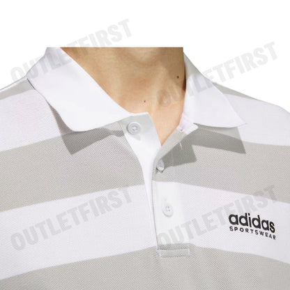 ADIDAS รุ่น PIQUE STRIPE POLO SHIRT CODE: JI9059 เสื้อโปโล เสื้อโปโลแขนสั้น เสื้อโปโลผู้ชาย