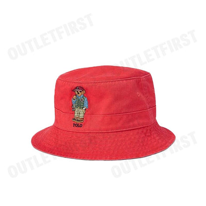POLO RALPH LAUREN รุ่น POLO BEAR COTTON BUCKET HAT CODE: 710900276002 หมวกบักเก็ต หมวกกันแดด หมวกแฟชั่น