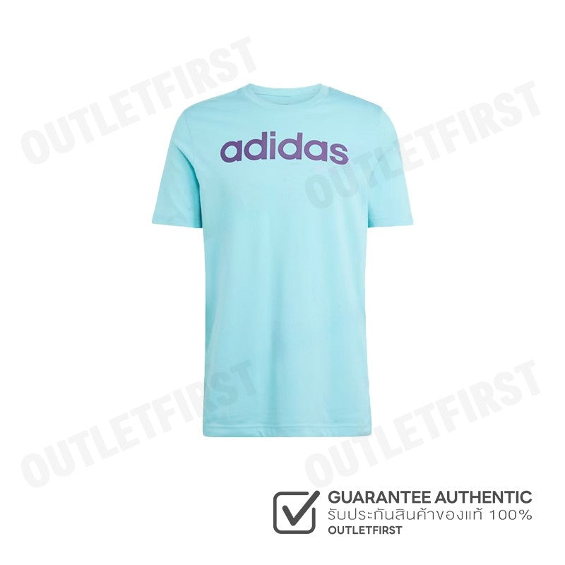 ADIDAS รุ่น ESSENTIALS SINGLE JERSEY LINEAR EMBROIDERED LOGO TEE CODE: IJ8659 เสื้อยืดคอกลม เสื้อผู้ชาย เสื้อกีฬา