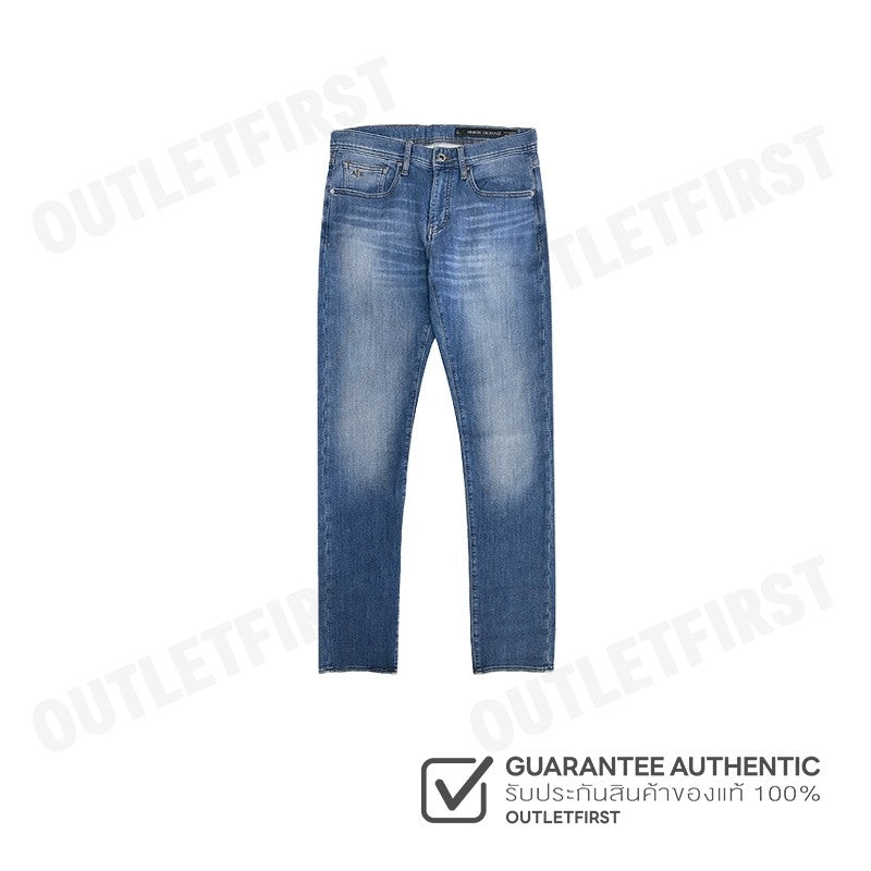 ARMANI EXCHANGE รุ่น SLIM FIT J13 JEANS MEN'S DENIM TROUSERS CODE:6RZJ13 Z1TTZ กางเกงยีนส์ผู้ชาย กางเกงขายาว กางเกงยีนส์