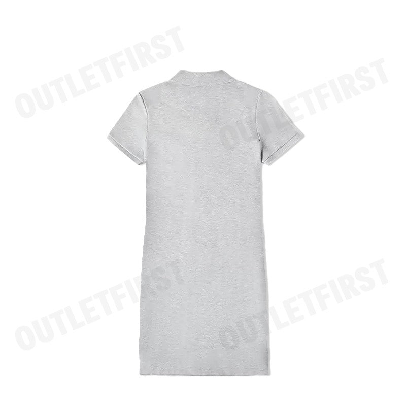 LACOSTE รุ่น  LACOSTE SLIM SHORT SLEEVE POLO DRESS CODE: EF7355 10 CCA เดรสโปโลหญิง ชุดเดรส ชุดผู้หญิง