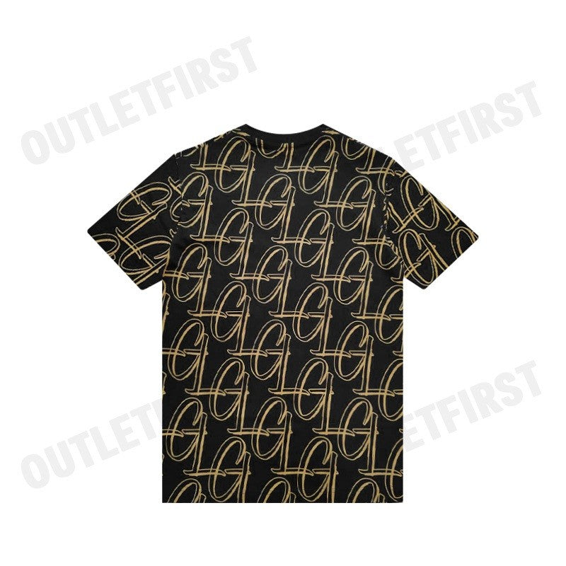 GUY LAROCHE รุ่น  SHORT SLEEVE SLIMFIT PRINTED T-SHIRT CODE: DKT5200S3BL เสื้อยืดคอกลมชาย เสื้อผู้ชาย เสื้อยืด
