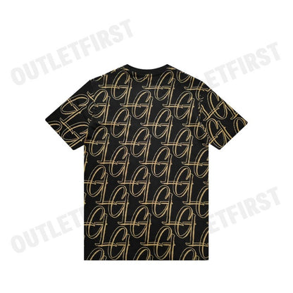 GUY LAROCHE รุ่น  SHORT SLEEVE SLIMFIT PRINTED T-SHIRT CODE: DKT5200S3BL เสื้อยืดคอกลมชาย เสื้อผู้ชาย เสื้อยืด