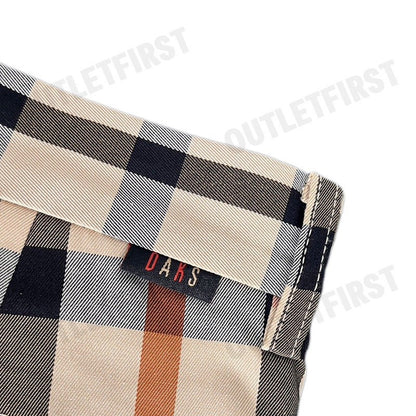 DAKS รุ่น  Women's House Check Cotton Pants Code: GSRR101S9BE3 กางเกงขายาว กางเกงผู้หญิง กางเกงแฟชั่น