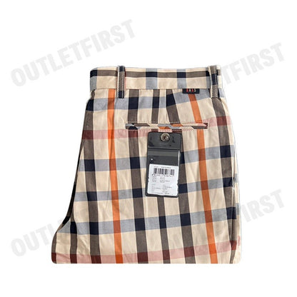 DAKS รุ่น  Women's House Check Cotton Pants Code: GSRR101S9BE3 กางเกงขายาว กางเกงผู้หญิง กางเกงแฟชั่น