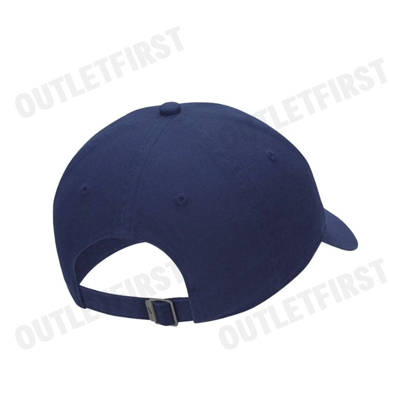 NIKE รุ่น UNSTRUCTURED FLAT-BILL CAP CODE: FN4405 410 หมวกแก็ป หมวกแฟชั่น หมวกเบสบอล