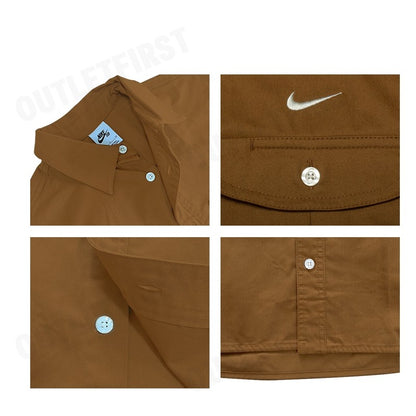 NIKE รุ่น NIKE SB SHORT-SLEEVE WOVEN SKATE CODE: DV9076 270 เสื้อเชิ้ตแขนสั้น เสื้อเชิ้ตผู้ชาย เสื้อเชิ้ต