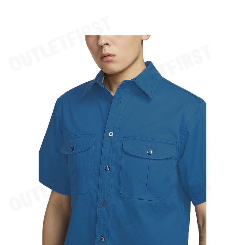 NIKE รุ่น NIKE SB TANGLIN SHORT-SLEEVED SHIRT CODE: FQ0400 457 เสื้อเชิ้ตแขนสั้น เสื้อเชิ้ตผู้ชาย เสื้อเชิ้ต