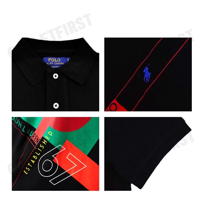 POLO RALPH LAUREN รุ่น CLASSIC FIT LOGO MESH POLO SHIRT CODE: 710927057001 เสื้อโปโล เสื้อโปโลผู้ชาย เสื้อโปโลแขนสั้น
