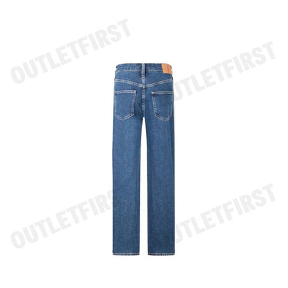 CALVIN KLEIN JEANS รุ่น WOMEN'S JEANS HIGH RISE WIDE LEG CODE: J221000 1A4 กางเกงยีนส์ กางเกงยีนส์ผู้หญิง กางเกงขายาว