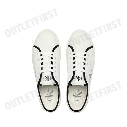 CALVIN KLEIN JEANS รุ่น WOMEN'S CHUNKY CUPSOLE LACE CODE: YW01453 01W รองเท้าผ้าใบ รองเท้าผ้าใบผู้หญิง รองเท้า
