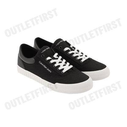 CALVIN KLEIN JEANS รุ่น MEN'S SKATER VULC LOW IN LACE CODE: YM00903 0GM รองเท้าผ้าใบ รองเท้าผ้าใบผู้ชาย รองเท้า