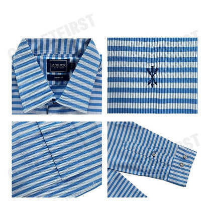 ARROW รุ่น ARROW NON IRON SHIRT CODE: MACM401S2BSBU เสื้อเชิ้ตแขนยาว เสื้อเชิ้ต เสื้อแขนยาวผู้ชาย