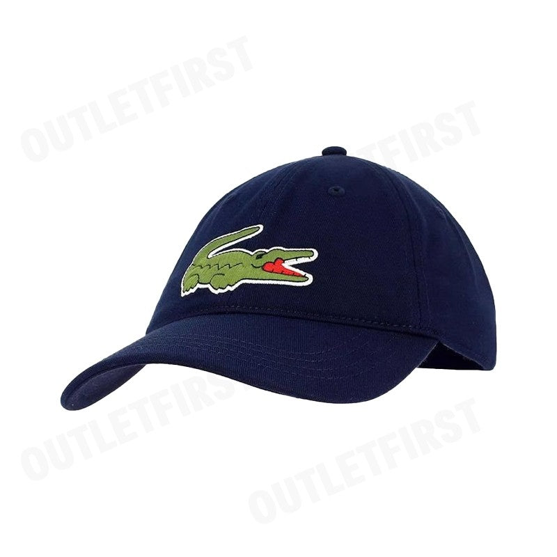 LACOSTE รุ่น UNISEX LACOSTE ADJUSTABLE ORGANIC COTTON TWILL CAP CODE: RK9871 10 166 หมวกแก็ป หมวกเบสบอล หมวก