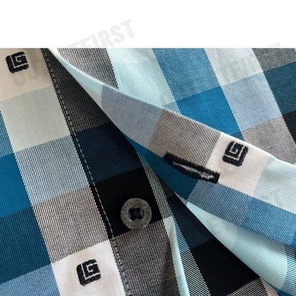 GUY LAROCHE รุ่น LOGO LONG SLEEVES SHIRT CODE: BAB1201S3BU เสื้อเชิ้ตแขนยาว เสื้อเชิ้ตผู้ชาย เสื้อเชิ้ต