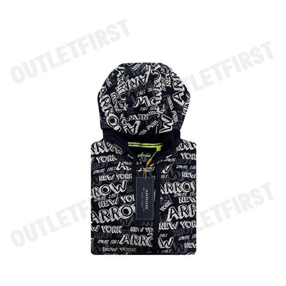 ARROW รุ่น WOMAN'S LOGO PRINT HOODIE CODE: MWCM912W2CSNV เสื้อสเวตเตอร์แขนยาว เสื้อสเวตเตอร์ผู้หญิง เสื้อฮู้ด